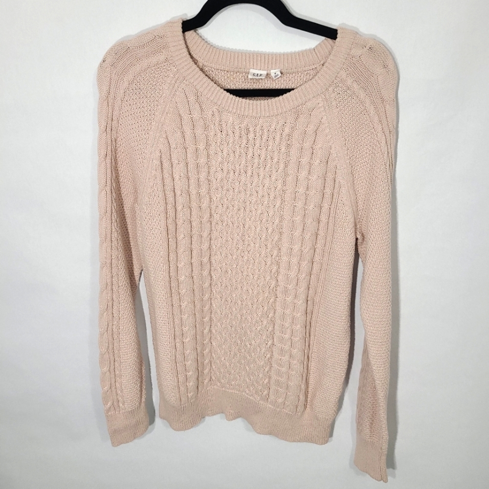 Gap Women's Size‎ Medium M Sweater Pink Color Top Pullover Cardigan Office